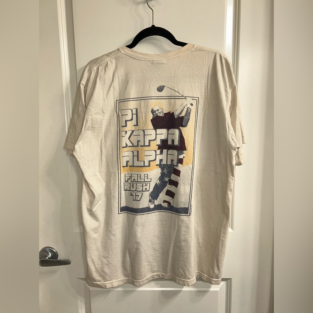 PIKE Cream Fall Rush comfort colors Tee - pi kappa alpha